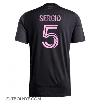 Camiseta Inter Miami Sergio Busquets #5 Visitante Equipación 2025-26 manga corta Camiseta Inter Miami Sergio Busquets #5 Visitante Equipación 2025-26 manga corta